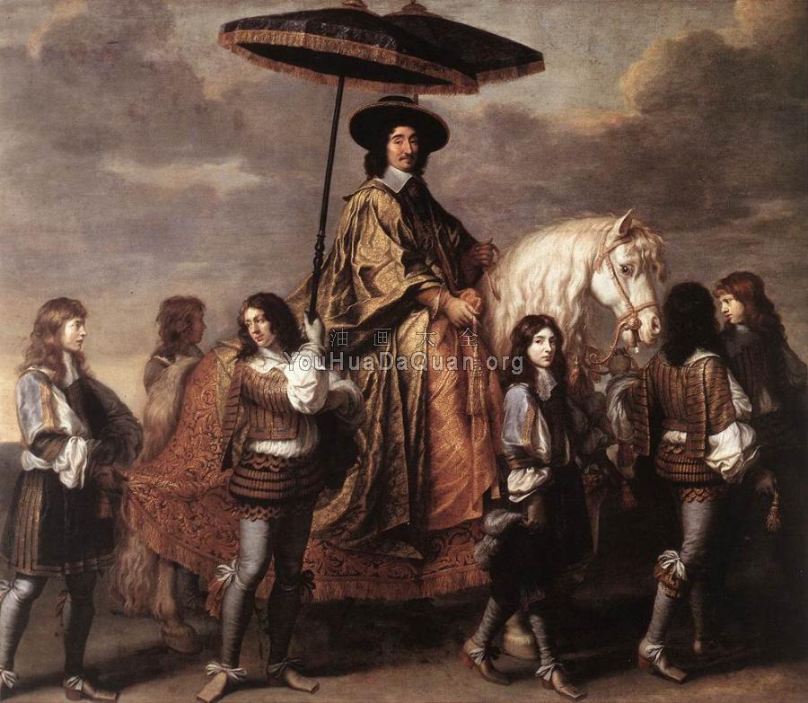 Chancellor Seguier at the Entry of Louis XIV into Paris - 夏尔·勒·布伦